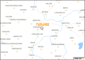 map of Tunjiao