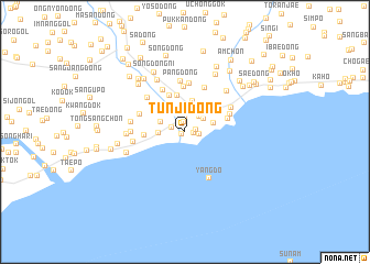 map of Tunji-dong