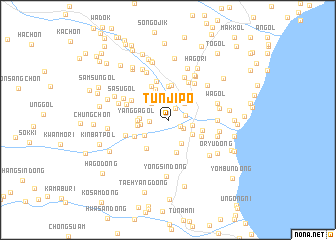 map of Tunjip\