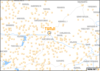 map of Tunji