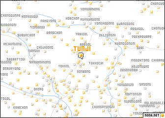 map of Tunji