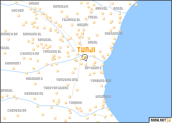 map of Tunji