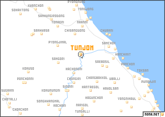 map of Tunjŏm