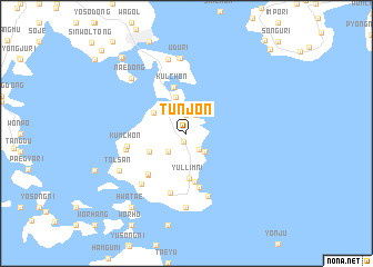 map of Tunjŏn