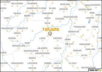 map of Tunjung