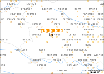 map of Tŭnka Bara