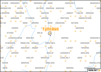 map of Tunkawk