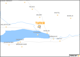 map of Tunka