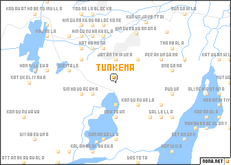 map of Tunkema