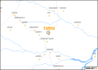 map of Tunku