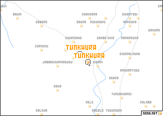 map of Tunkwura