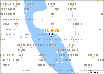map of Tun Kyè