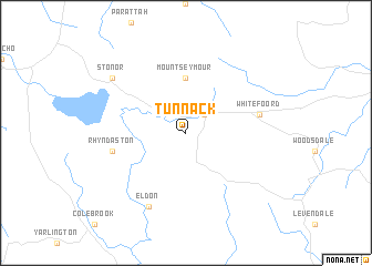 map of Tunnack