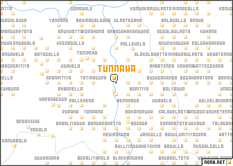 map of Tunnawa