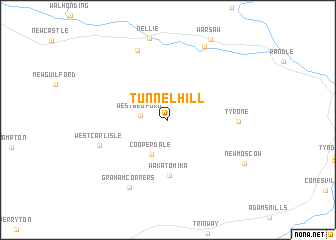 map of Tunnel Hill
