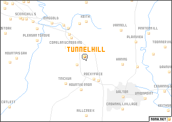 map of Tunnel Hill