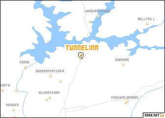 map of Tunnel Inn