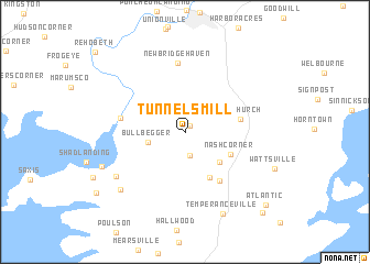 map of Tunnels Mill