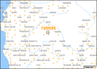 map of Tunnipe