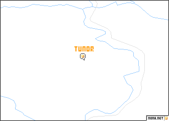 map of Tunor