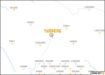 map of Tunpeng