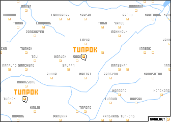 map of Tunpok