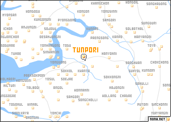 map of Tunp\