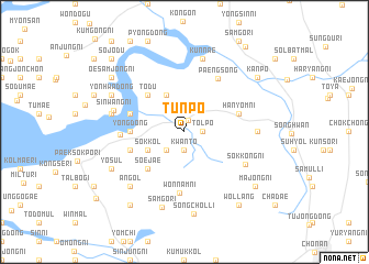 map of Tunp\