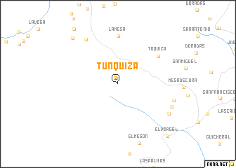 map of Tunquiza