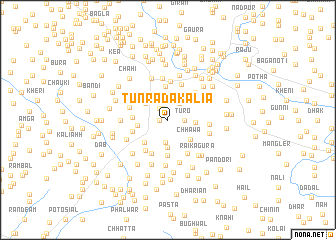 map of Tunra da Kalia