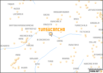 map of Tunsucancha