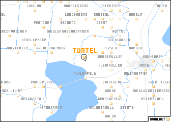 map of Tuntel