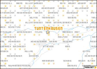 map of Tüntenhausen
