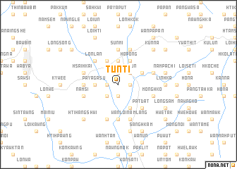 map of Tunti