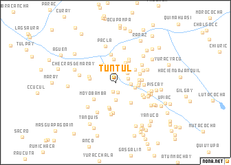 map of Tuntul