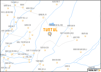 map of Tüntül