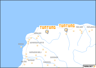 map of Tuntung