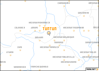 map of Tuntún