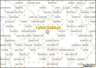 map of Tunucó Abajo