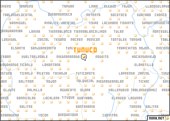 map of Tunucó