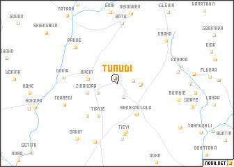 map of Tunudi