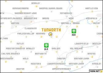 map of Tunworth