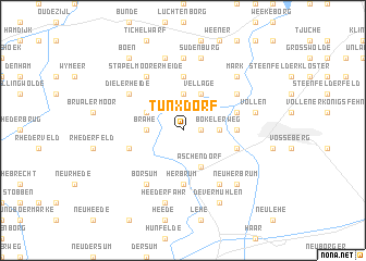 map of Tunxdorf