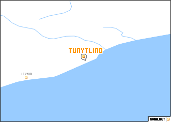 map of Tunytlino