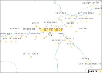 map of Tunzendorf