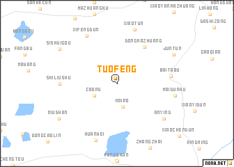 map of Tuofeng