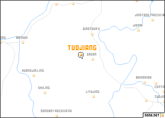 map of Tuojiang