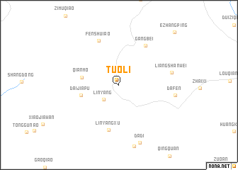 map of Tuoli