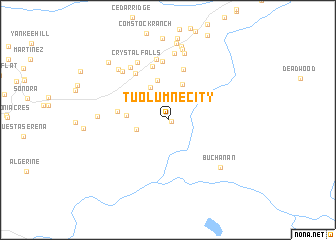 map of Tuolumne City