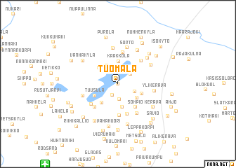 map of Tuomala